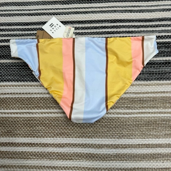 Billabong Lowrider Full Coverage Feelin Sunny Striped Women’s Bikini Bottom L/12 - Picture 6 of 12